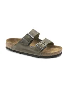 Birkenstock Кожени чехли Arizona в зелено
