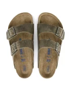Birkenstock Кожени чехли Arizona в зелено