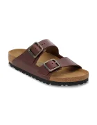 Birkenstock Кожени чехли Arizona Vintage Wood Wire Buckle мъжки в кафяво 1030702
