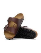 Birkenstock Кожени чехли Arizona Vintage Wood Wire Buckle мъжки в кафяво 1030702