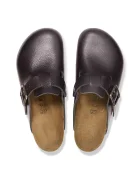 Birkenstock Кожени чехли Boston Vintage Wood Wire Buckle мъжки в черно 1030691