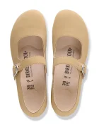 Birkenstock обувки от кожа Santa бежови 1031613