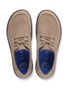 Birkenstock Половинки обувки от велур Highwood Moc Lace Low мъжки в бежово 1031884