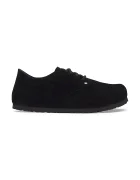 Birkenstock половинки обувки от велур Maine Suede Leather черни 1032841