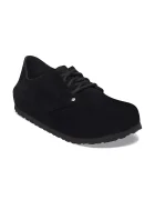 Birkenstock половинки обувки от велур Maine Suede Leather черни 1032841