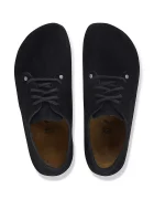 Birkenstock половинки обувки от велур Maine Suede Leather черни 1032841