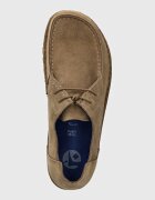 Birkenstock Половинки обувки от велур Utti Lace в бежово 1027274