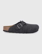Birkenstock Вълнени пантофи Boston в тъмносиньо 160371