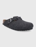 Birkenstock Вълнени пантофи Boston в тъмносиньо 160371