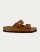 Birkenstock Велурени чехли Arizona