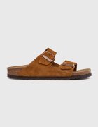 Birkenstock Велурени чехли Arizona
