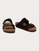 Birkenstock Велурени чехли Arizona в кафяво 951313
