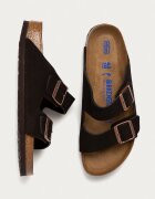Birkenstock Велурени чехли Arizona в кафяво 951313