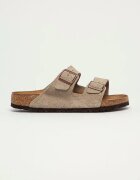 Birkenstock Велурени чехли Arizona в сиво 951301