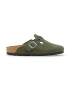 Birkenstock Велурени чехли Boston Braided