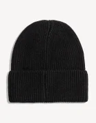 BIZUU шапка beanie дамска от вълна LORE черна LORE CZARNY