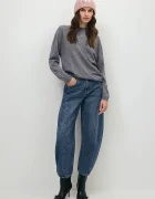 BIZUU шапка beanie дамска с вълна BALBI розова BALBI RÓŻOWY