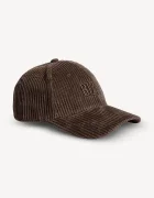 BIZUU шапка с козирка дамска от вълнена материя CAPPO кафява CAPPO BRĄZOWY