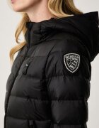 Blauer пухено яке дамско черно BLDC03037