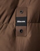 Blauer пухено яке дамско кафяво BLDK03389