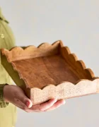 Bloomingville Декоративен поднос Namira 30 x 5 x 19 cm в кафяво