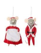 Bloomingville Декоративна висулка Peo Ornament 11 x 23 x 10 cm (2 броя)