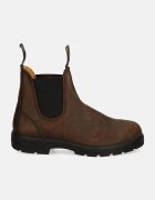 BLUNDSTONE Боти челси от набук в кафяво с равна подметка 2340