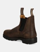 BLUNDSTONE Боти челси от набук в кафяво с равна подметка 2340