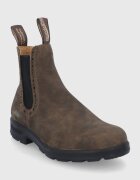 BLUNDSTONE Кожени боти челси 1351 дамски в кафяво с равна подметка