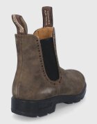 BLUNDSTONE Кожени боти челси 1351 дамски в кафяво с равна подметка