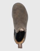 BLUNDSTONE Кожени боти челси 1351 дамски в кафяво с равна подметка