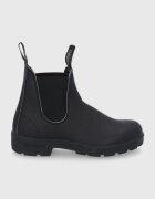 BLUNDSTONE Кожени боти челси 510 дамски в черно с равна подметка