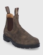 BLUNDSTONE Кожени боти челси 585 дамски в кафяво с равна подметка 585