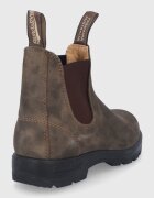 BLUNDSTONE Кожени боти челси 585 дамски в кафяво с равна подметка 585