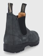 BLUNDSTONE Кожени боти челси 587 дамски в сиво с равна подметка 587