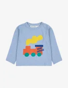 Bobo Choses Бебешка памучна блуза с дълъг ръкав Choo Choo