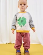 Bobo Choses Бебешка памучна блуза с дълъг ръкав Lucky Clover