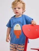 Bobo Choses Бебешка памучна тениска Morning Egg