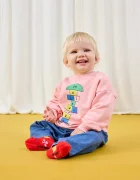 Bobo Choses Бебешки памучен суичър Hopscotch