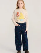 Bobo Choses блуза с дълги ръкави за деца от памук Mush Monster бежова B226AC012
