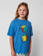 Bobo Choses Детска памучна тениска Roll The Dice