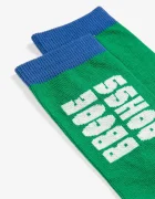 Bobo Choses Детски чорапи Modern в зелено B126AI044