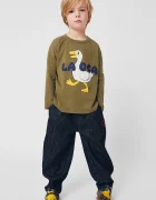 Bobo Choses Детски памучен панталон Tic Tac Toe
