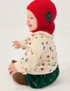 Bobo Choses качулка за деца Blossom червена B226AH039