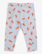 Bobo Choses клин за деца от памук с еластан Softpaw Monster син със стандартна талия B226AB065