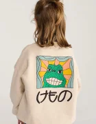 Bobo Choses суичър за деца от памук Beast бежов B226AC035