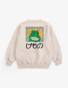Bobo Choses суичър за деца от памук Beast бежов B226AC035