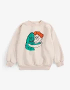 Bobo Choses суичър за деца от памук Hug Hairy Monster бежов B226AC028
