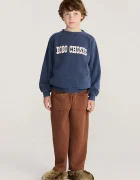 Bobo Choses суичър за деца от памук тъмносин B226AC033
