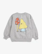 Bobo Choses уголемен суичър за деца от памук Mush Monster сив B226AC036